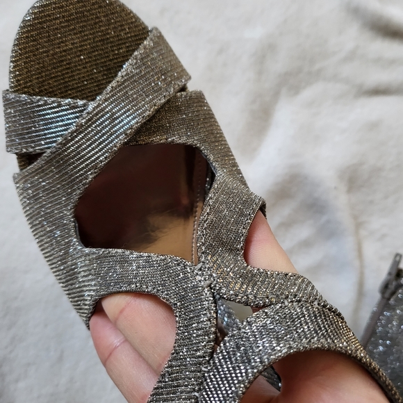 Nina Heels Silver Glitter 10 - Picture 8 of 9